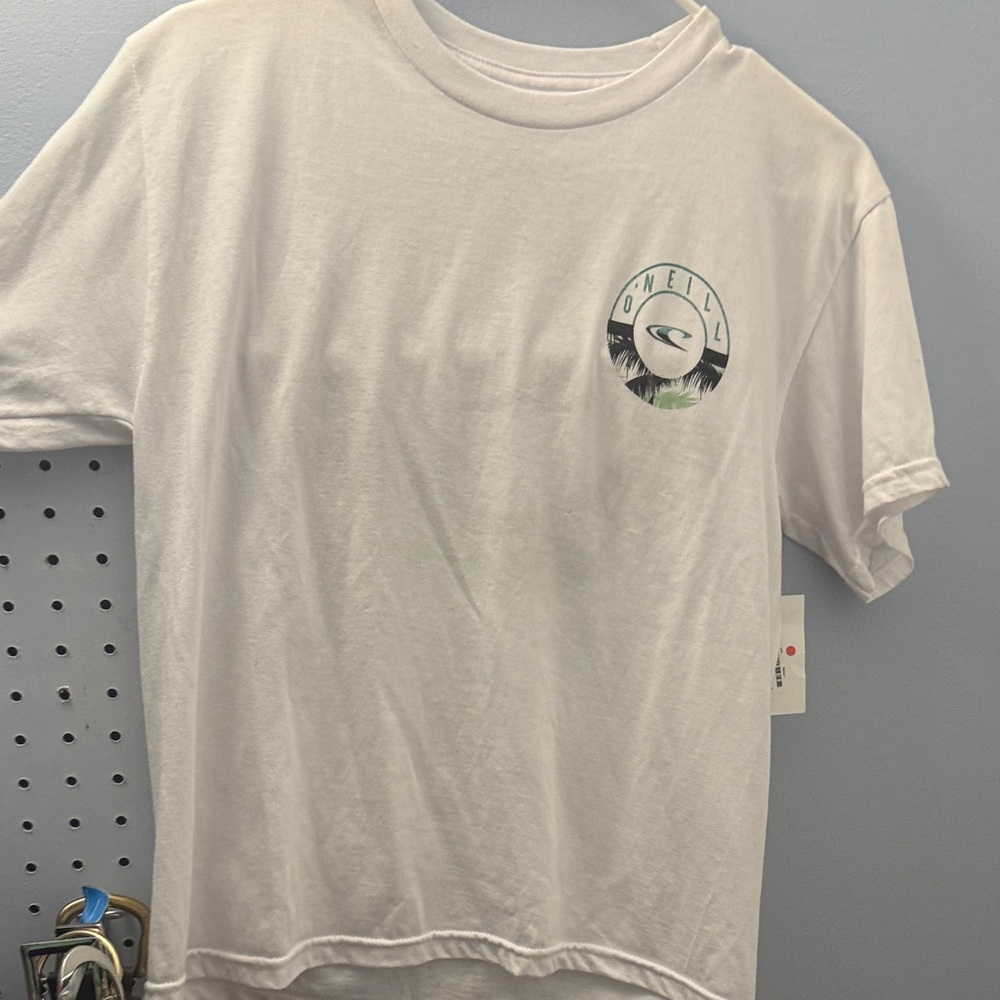 O'Neill White Tee with Graphic Logo